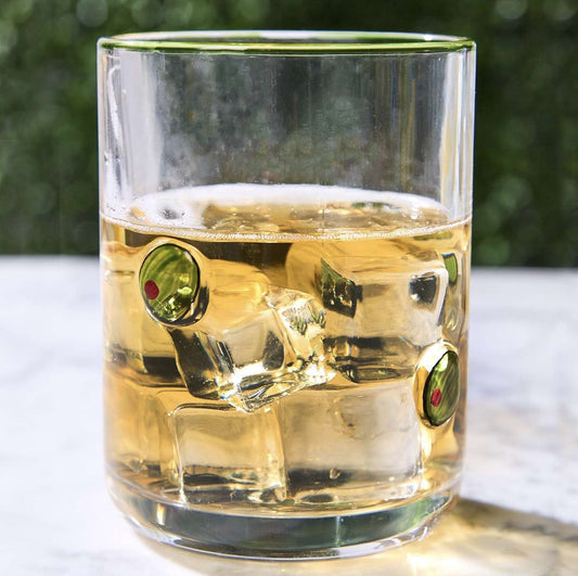 Martini Olive Double Old Fashion Glass