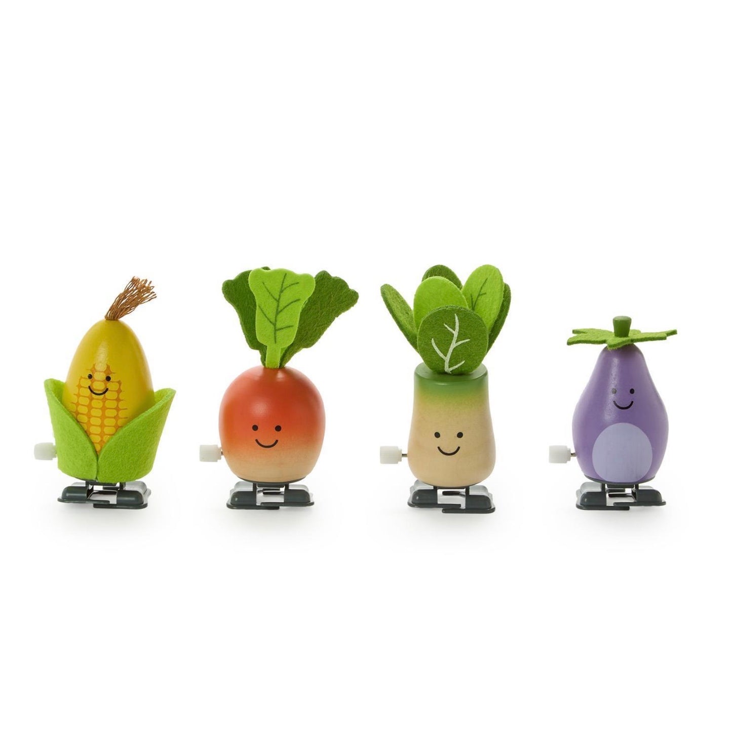 Wooden Wind Up Vegetable Toy