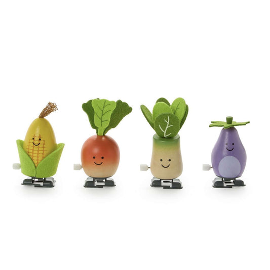 Wooden Wind Up Vegetable Toy