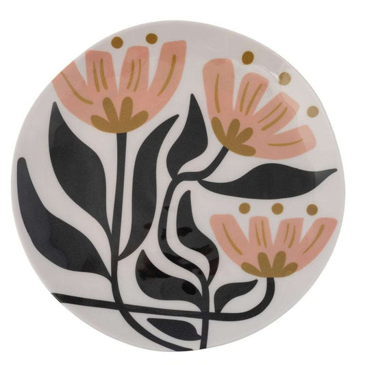 Melamine Salad Plates Floral Set of 4