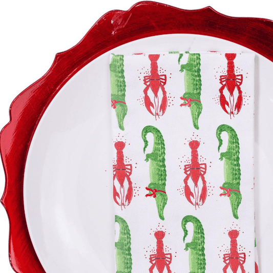 Cajun Christmas Napkin