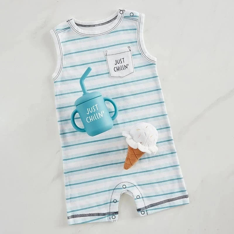 Just Chillin Tank Romper