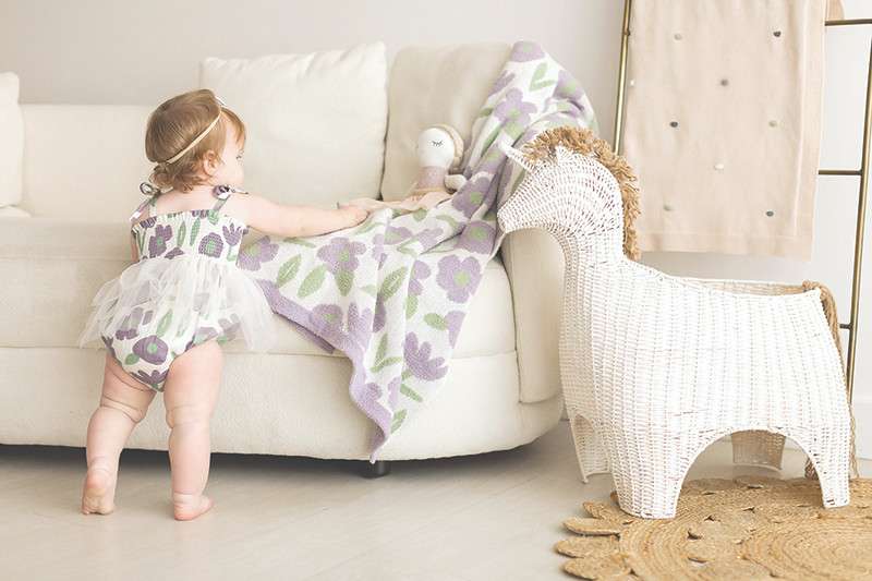 Tutu Dress-Purple Floral