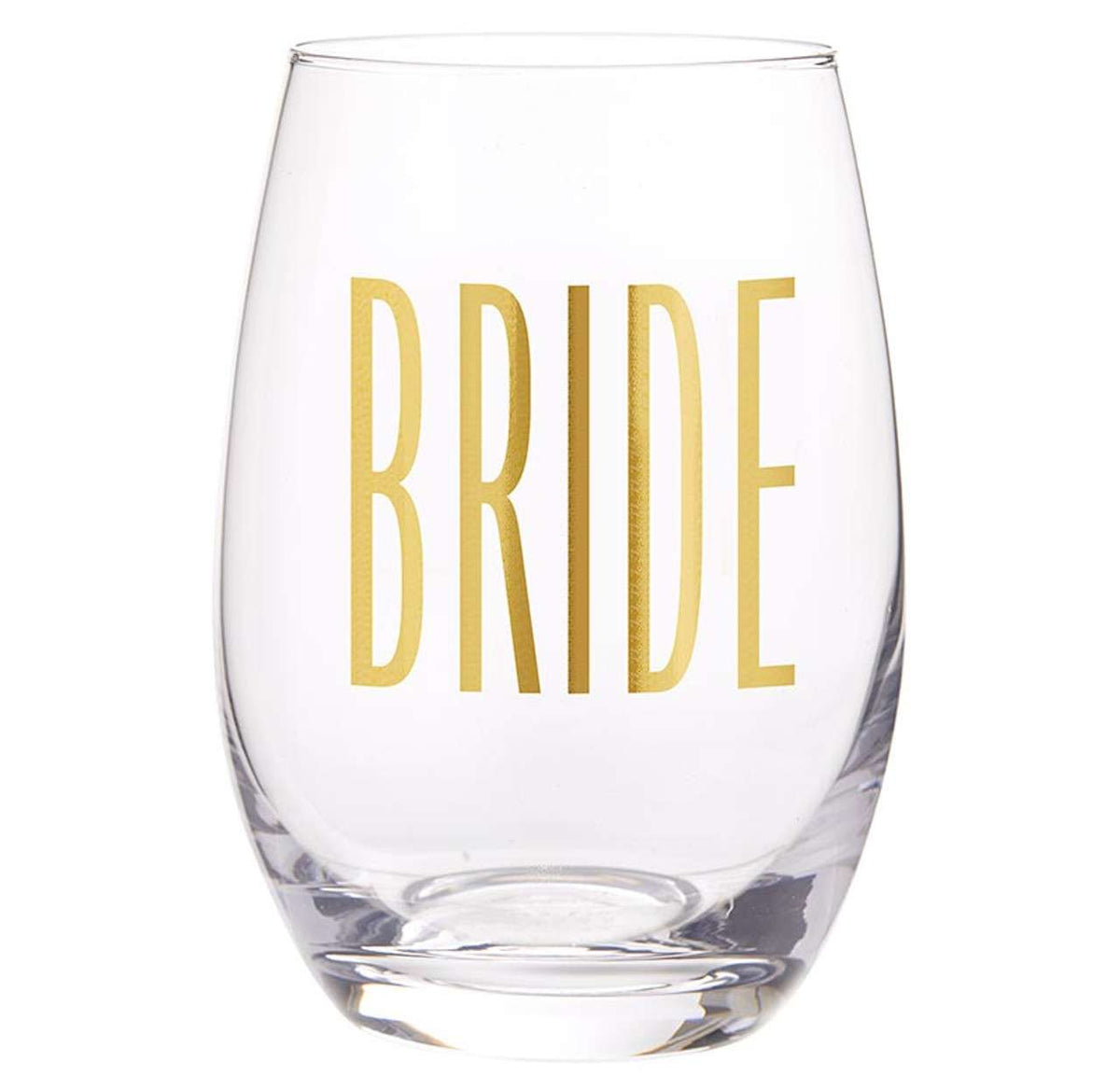 Stemless Wine Glass-Bride
