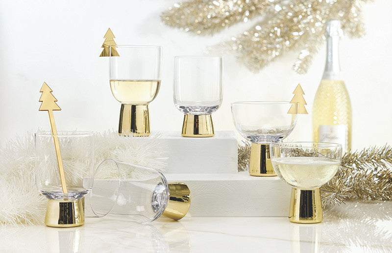 Gold Modern Glass - Coupe