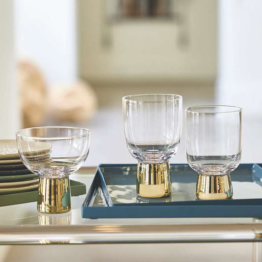 Gold Modern Glass - Coupe