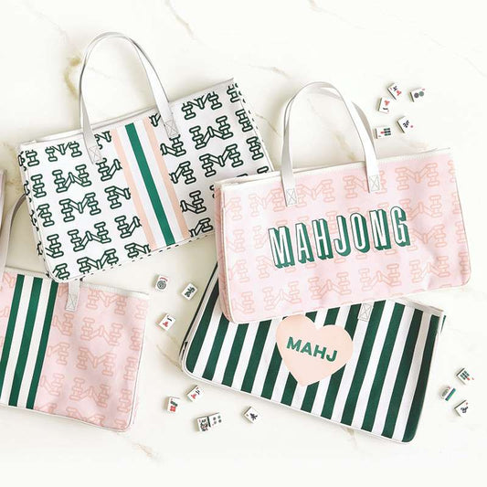 Canvas tote-Mahj Heart