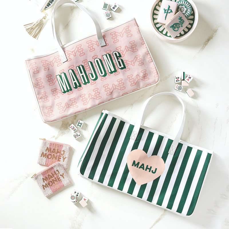 Canvas tote-Mahj Heart