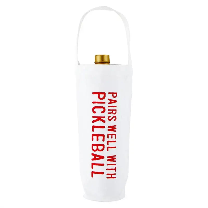 Pairs Well with Pickleball Wine Bag