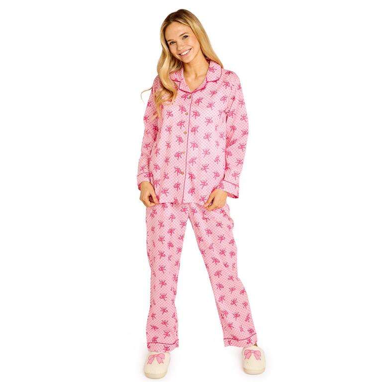 Monkey Print Pink PJ