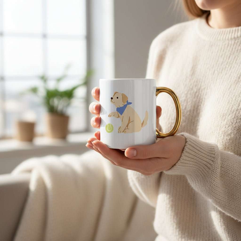 Ceramic Mug - Puppy Playtime