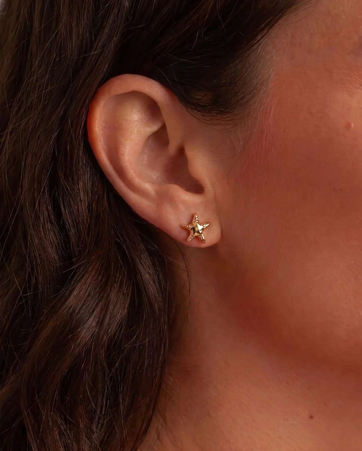 Mini Starfish Stud Earrings