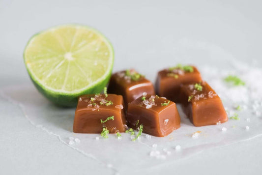 Salted Lime Caramels 4oz. Bag