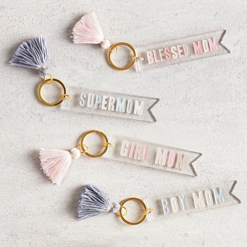 Acrylic Keychain - boy mom