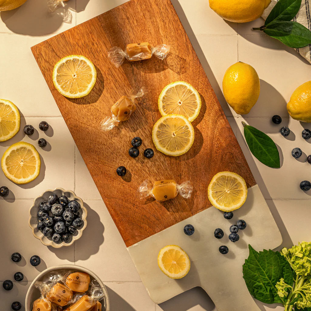 Lemon Blueberry Caramels 6oz Gift Bag