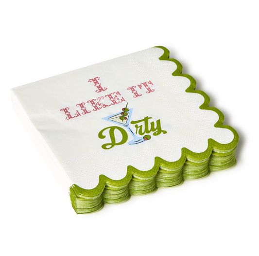I Like it Dirty 3-Ply Paper Cocktail Napkin