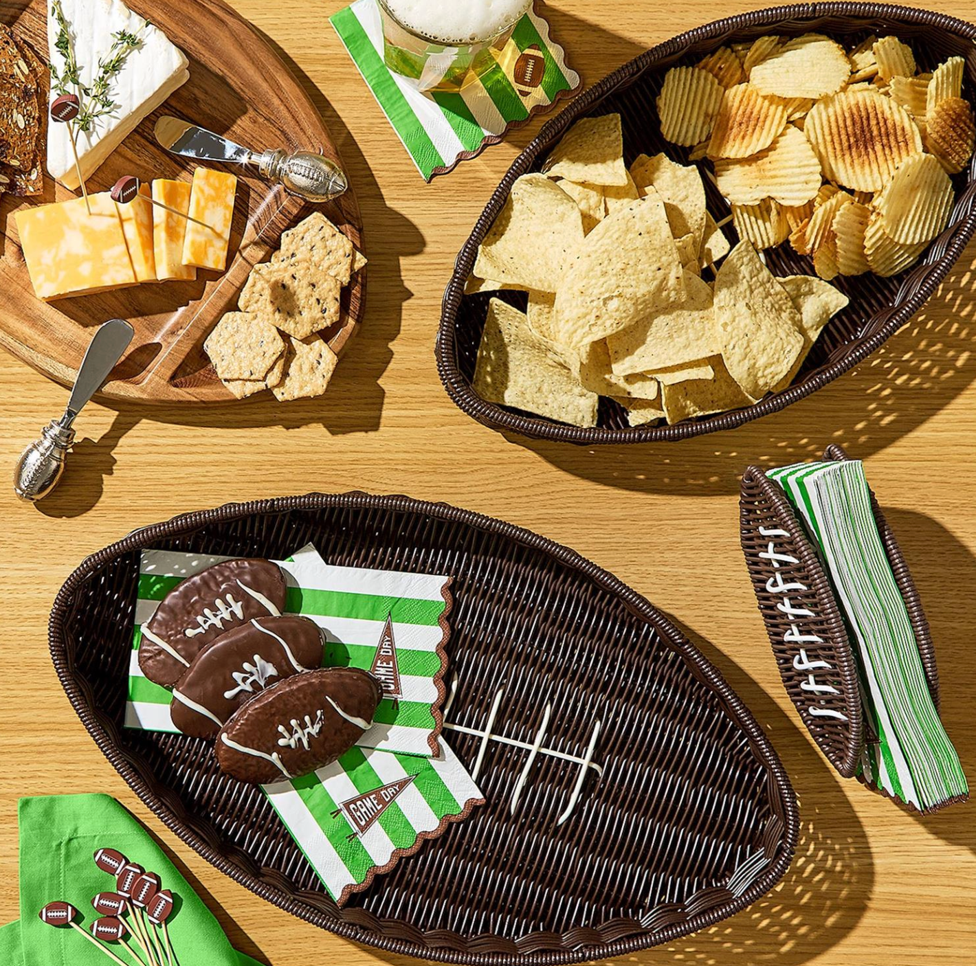Football Double-Sided Serving Board