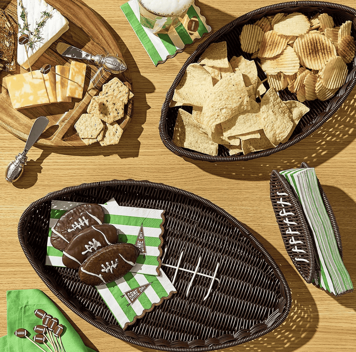 Football Double-Sided Serving Board