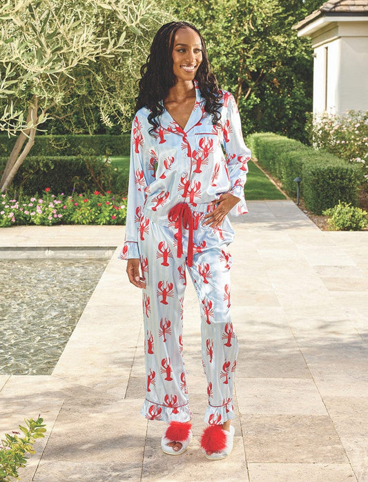 Long Sleeve Lobster PJ with Ruffle Pant