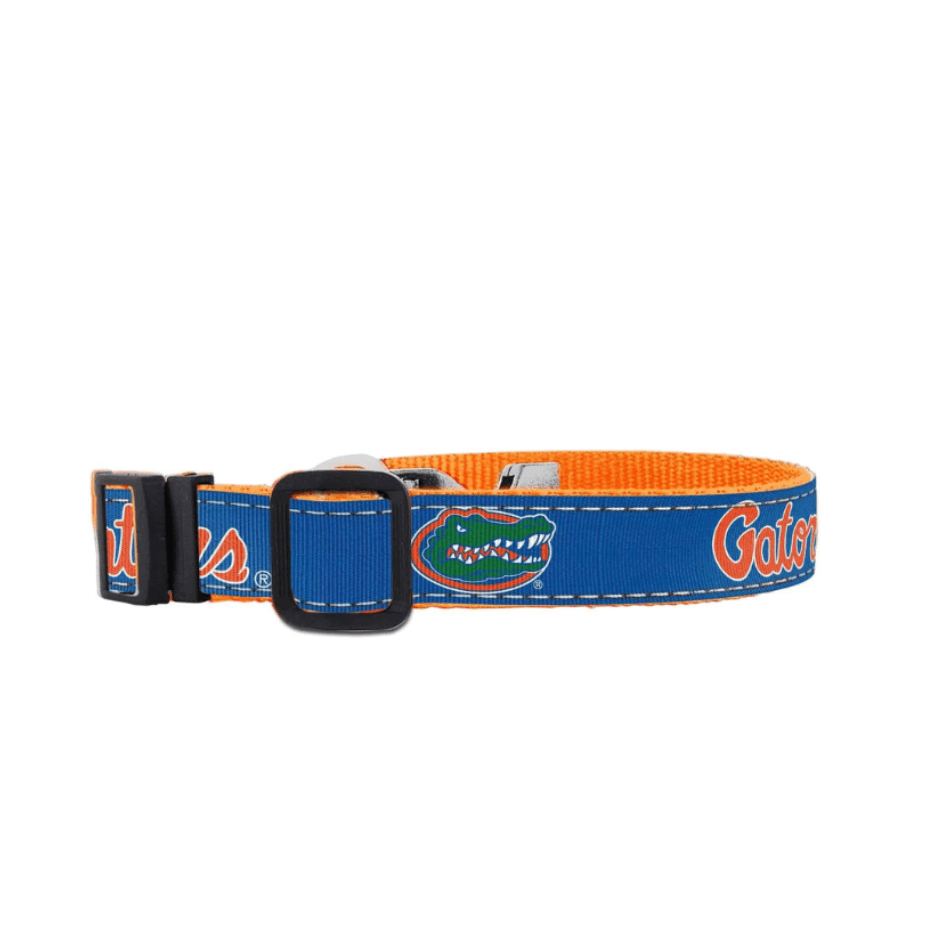 Florida Gators Adjustable Ribbon Dog Collar