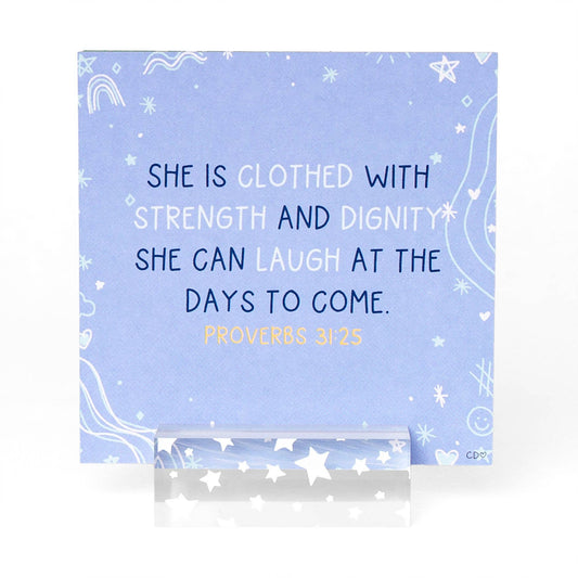 Verses for Mothers – Bible Verse Card Set with Display Stand
