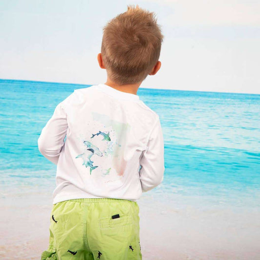 Caloosa Kids "Florida Shark" UPF 50 Ultra Comfort Shirt