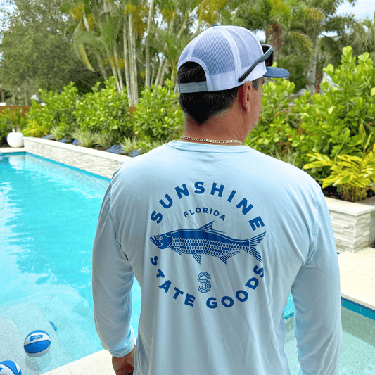 Tarpon Solar Performance Shirt - Ice Blue