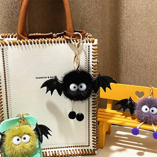 Cartoon Bat Plush Keychain