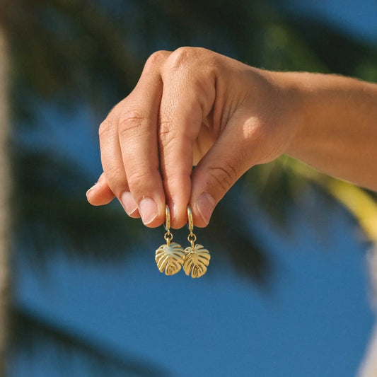 Palm Leaf Baby Hoops