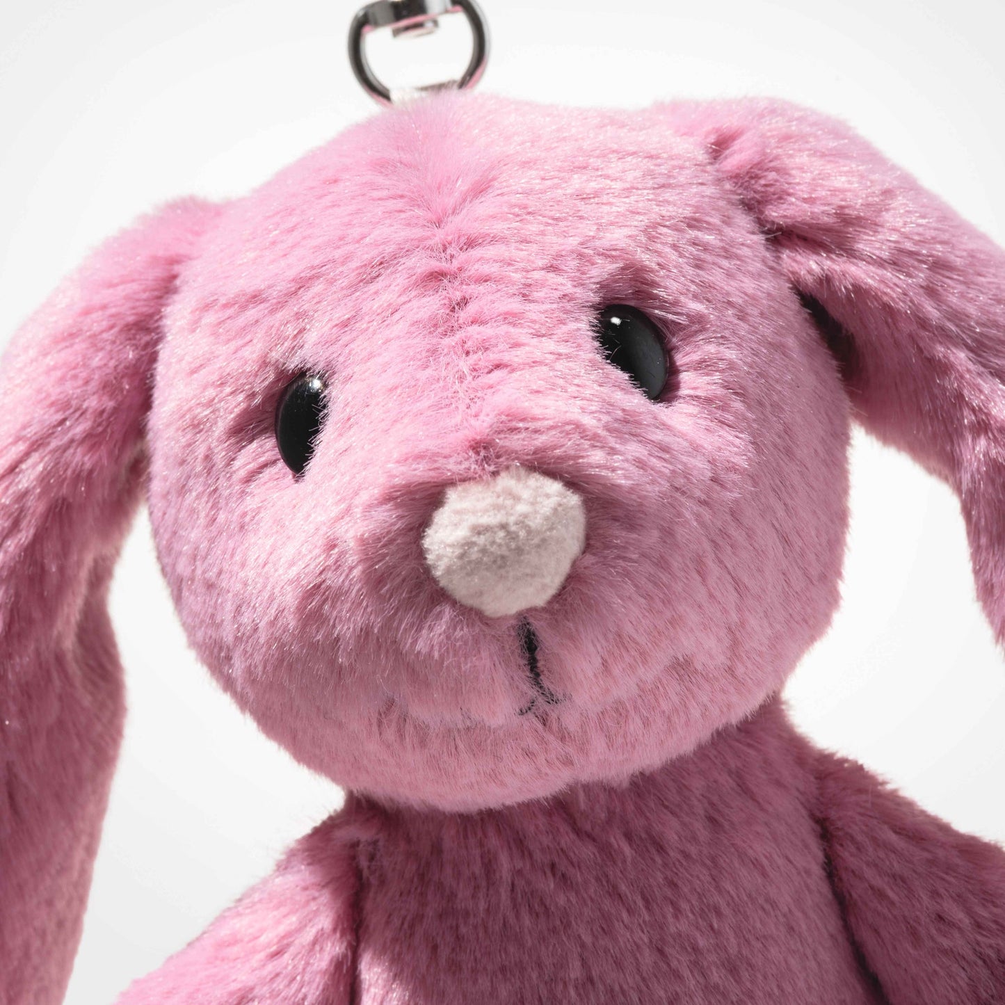 Hoppie Rabbit Bright Pink Keyring