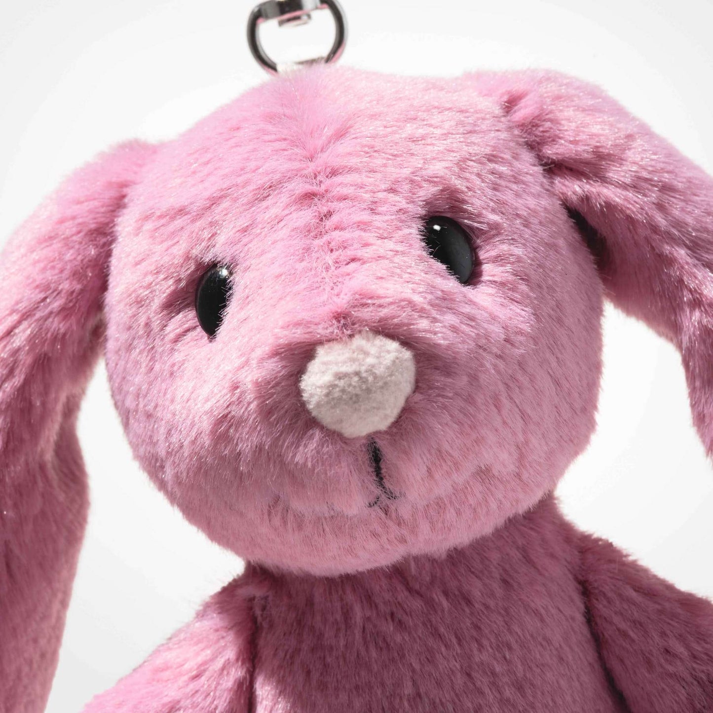 Hoppie Rabbit Bright Pink Keyring