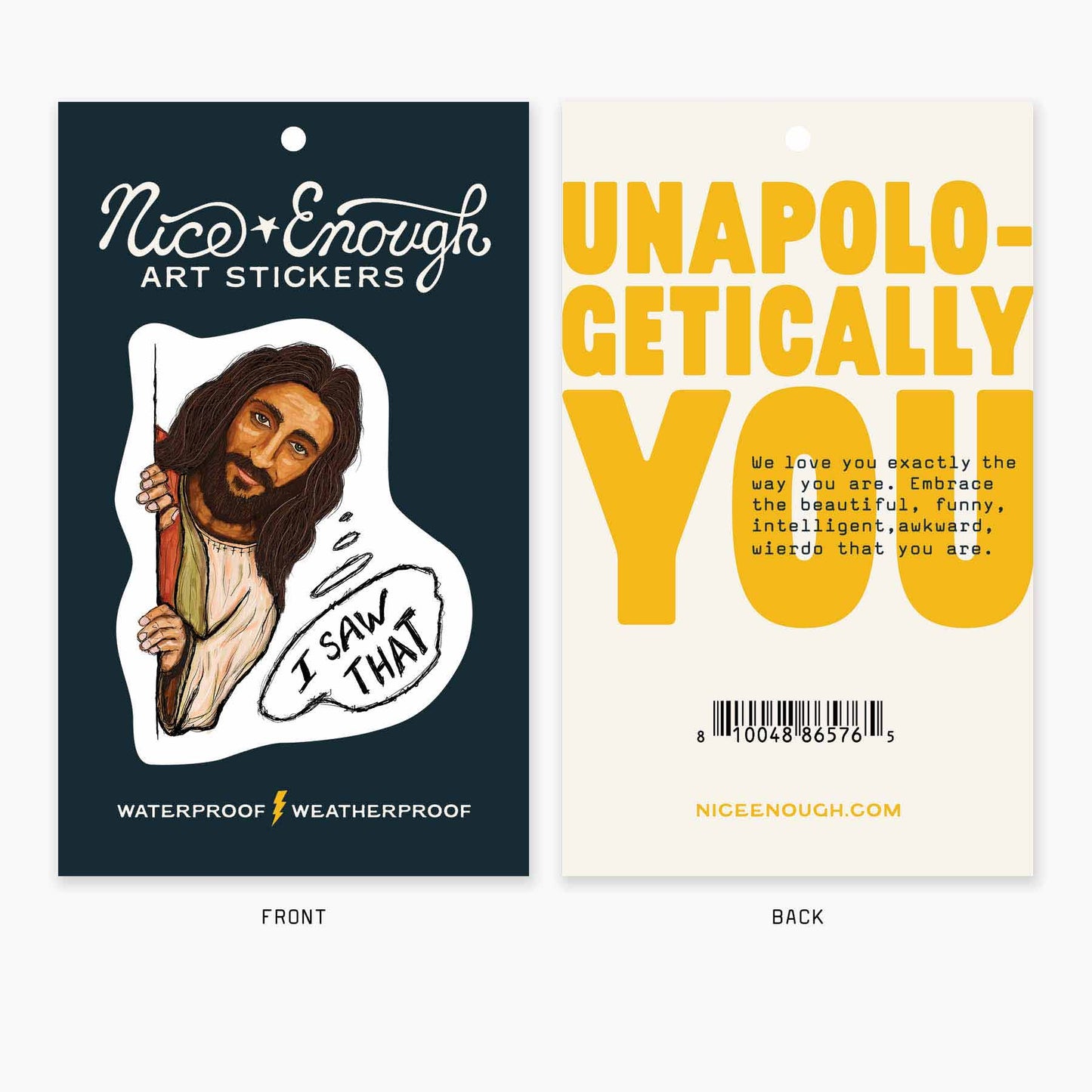 Saw That - 3" Art Sticker