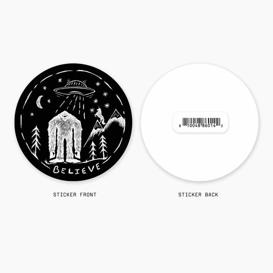 Believe - 3" Art Sticker