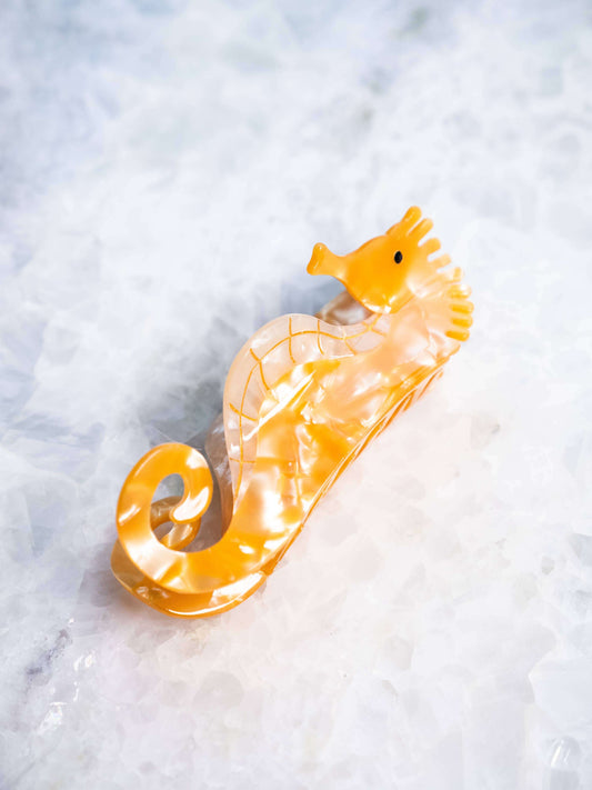 Eco Friendly Seahorse Hair Clip, Large