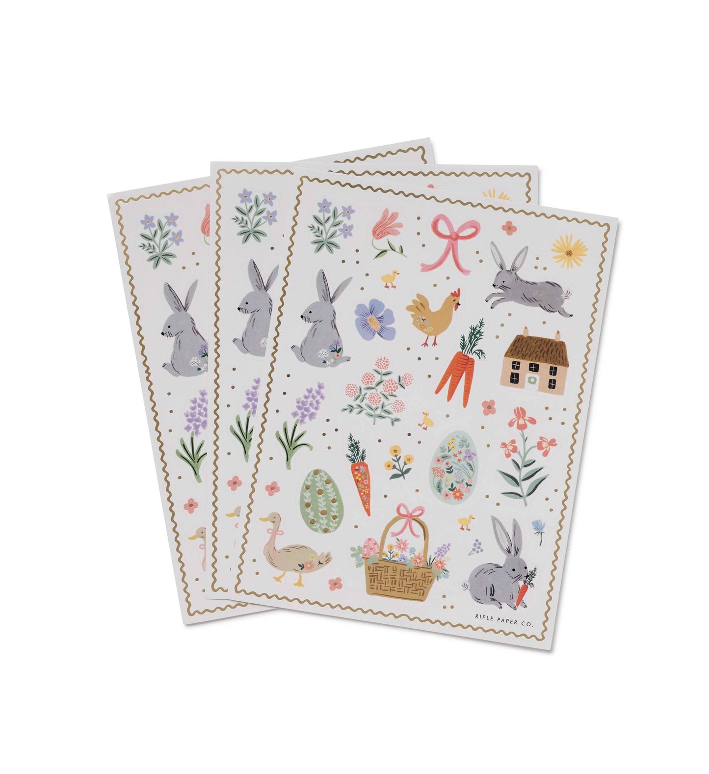 Spring Farm Easter Sticker Set
