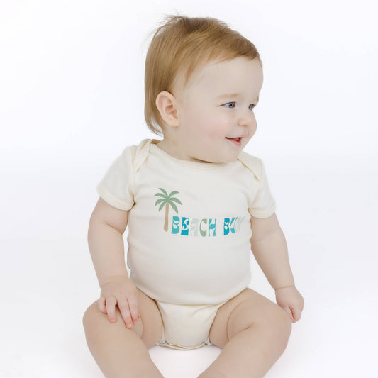 Beach Bum Cotton Baby Onesie