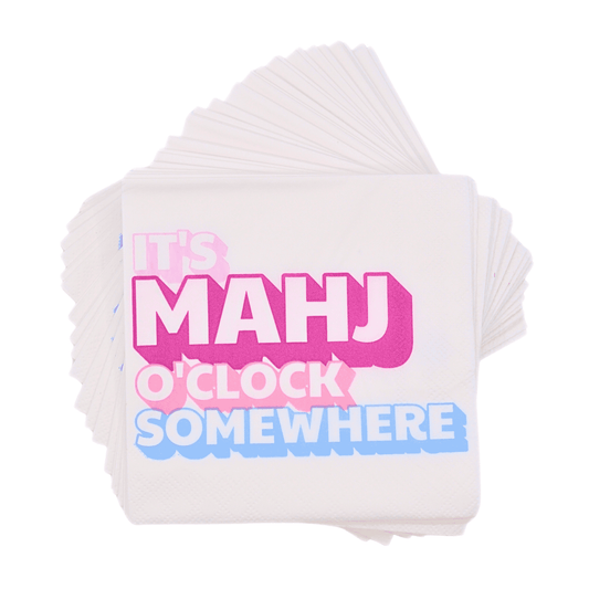 "It's Mahj O'Clock Somewhere" Cocktail Napkins