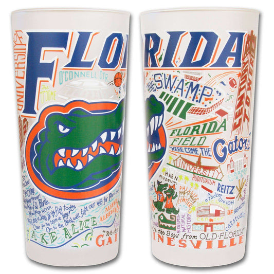 Florida, University of Collegiate Drinking Glass