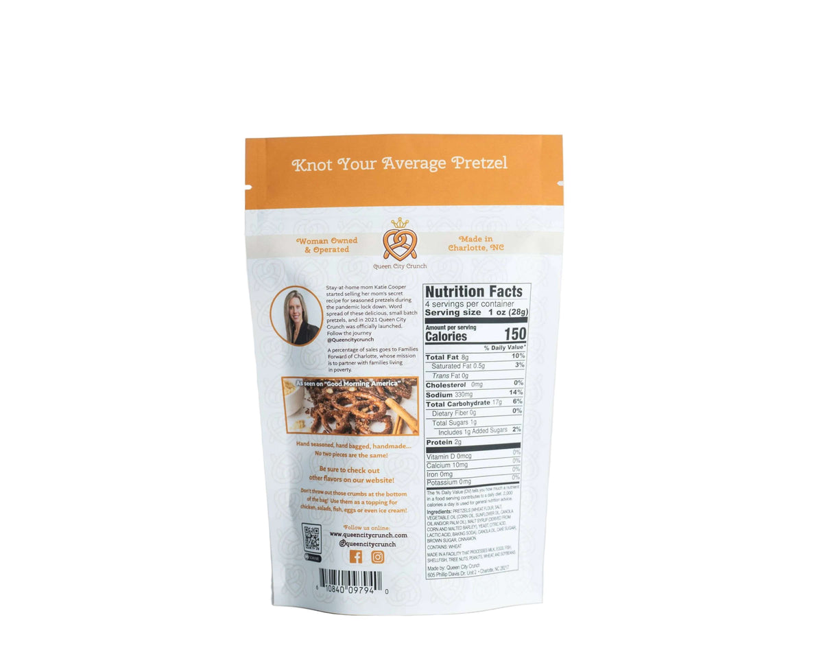Cinnamon Sugar Pretzels 4oz.