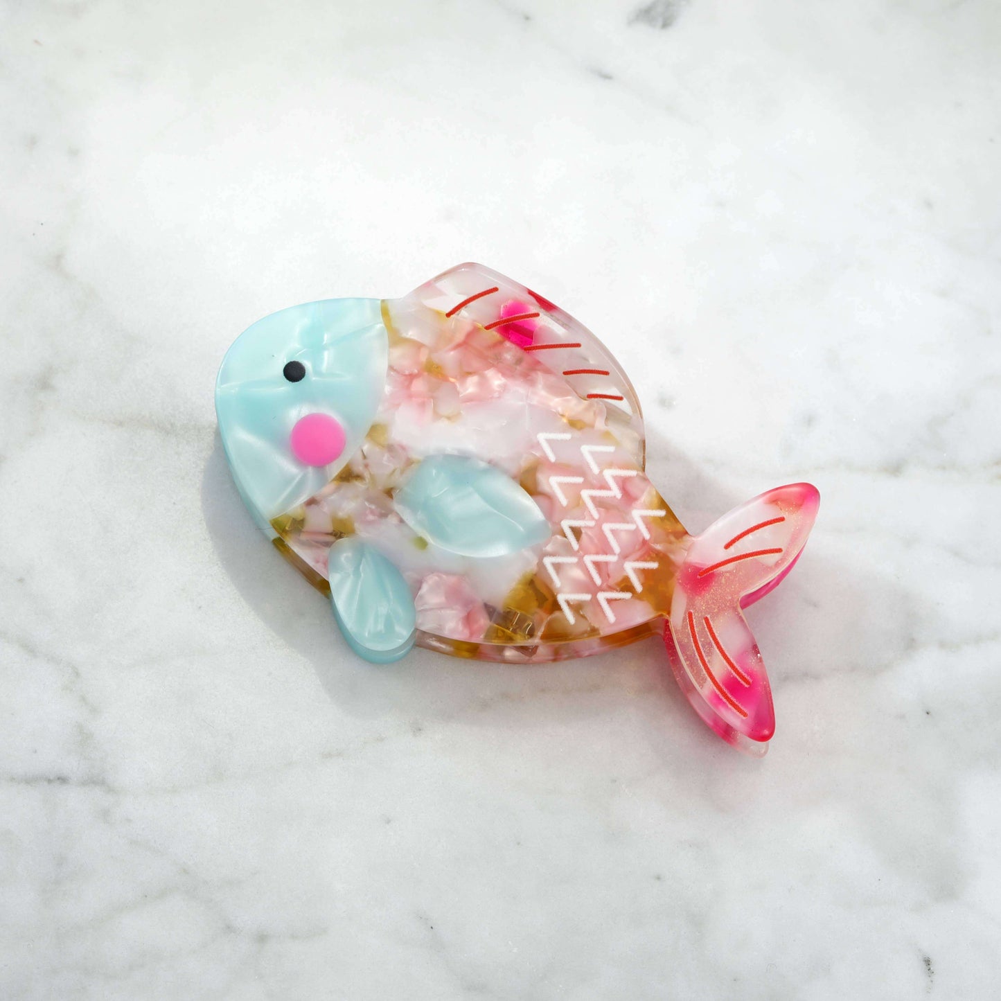 Eco Friendly Large Tide Fish Hair Clip Claw