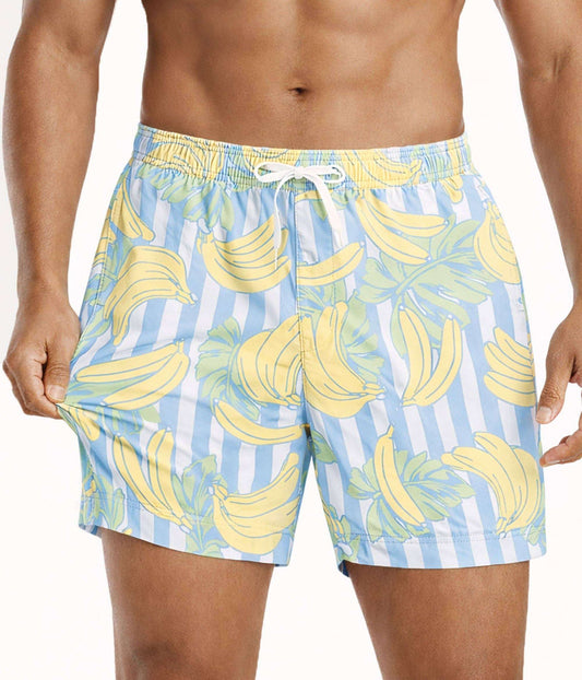 Banana Breeze Men's Stretch Swim Trunks - 6" Inseam