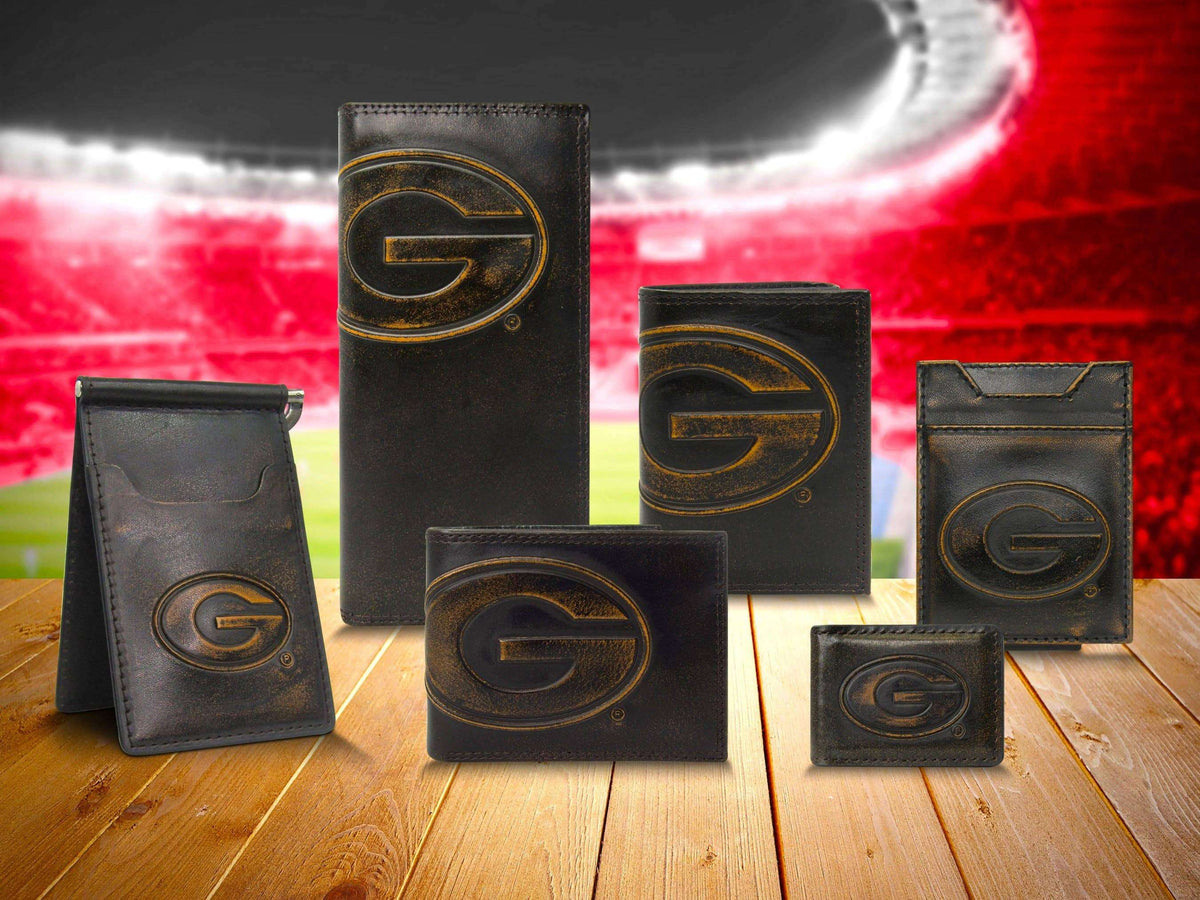 Georgia Bulldogs Men's Collegiate Leather Tray