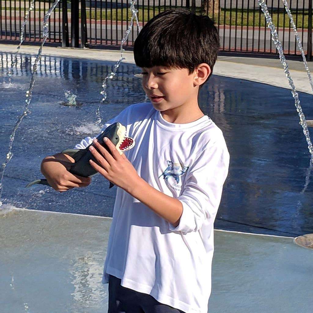 Caloosa Kids "Great White Shark" UPF 50 Ultra Comfort Shirt