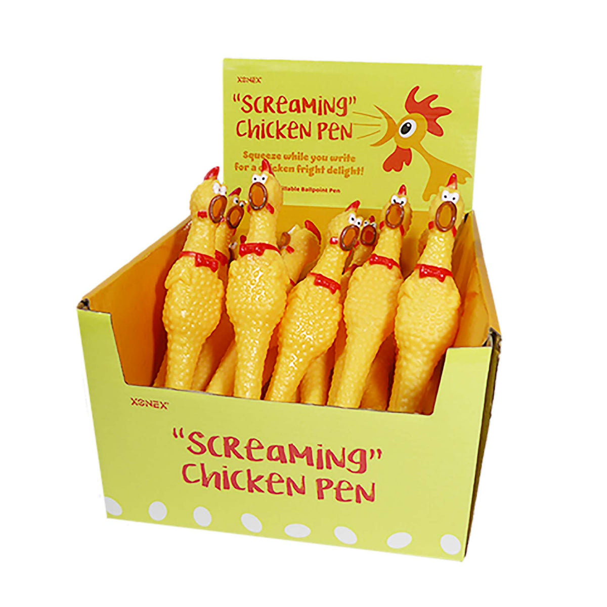 Screaming Chicken Pen 1 Display of 24 Pieces