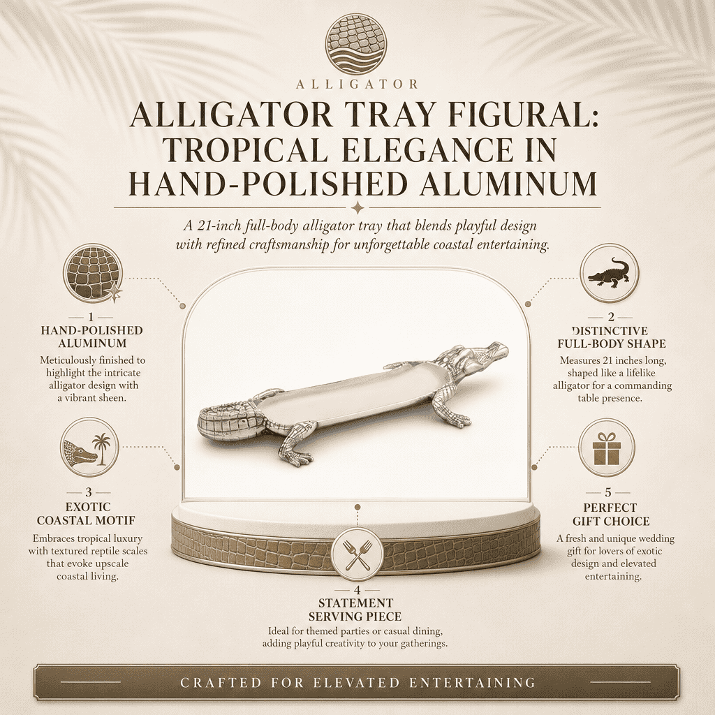 Alligator Tray Figural
