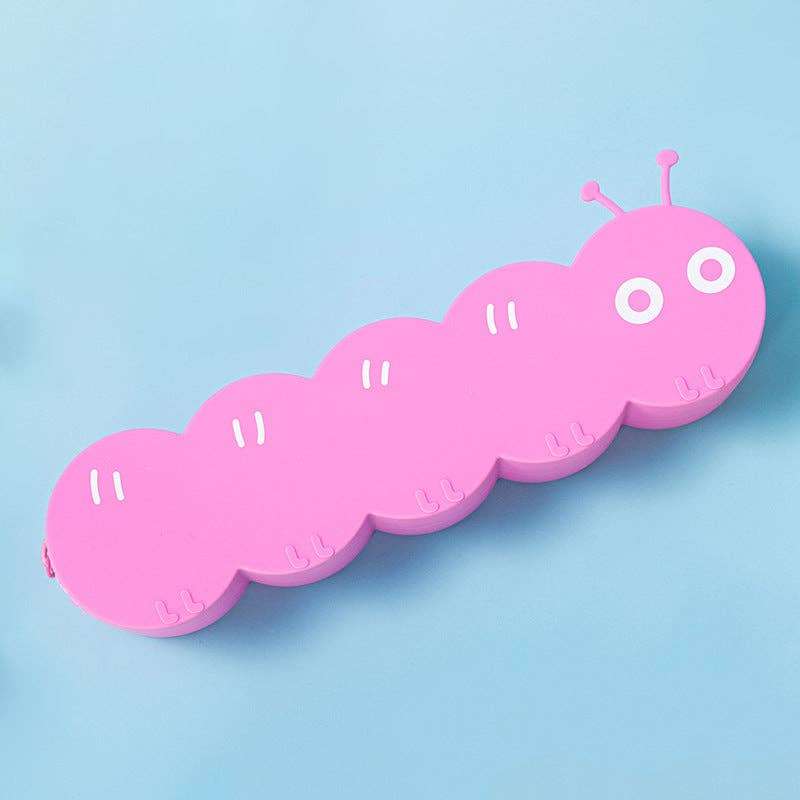 Silicone Caterpillar Pencil Case Cute School Supply