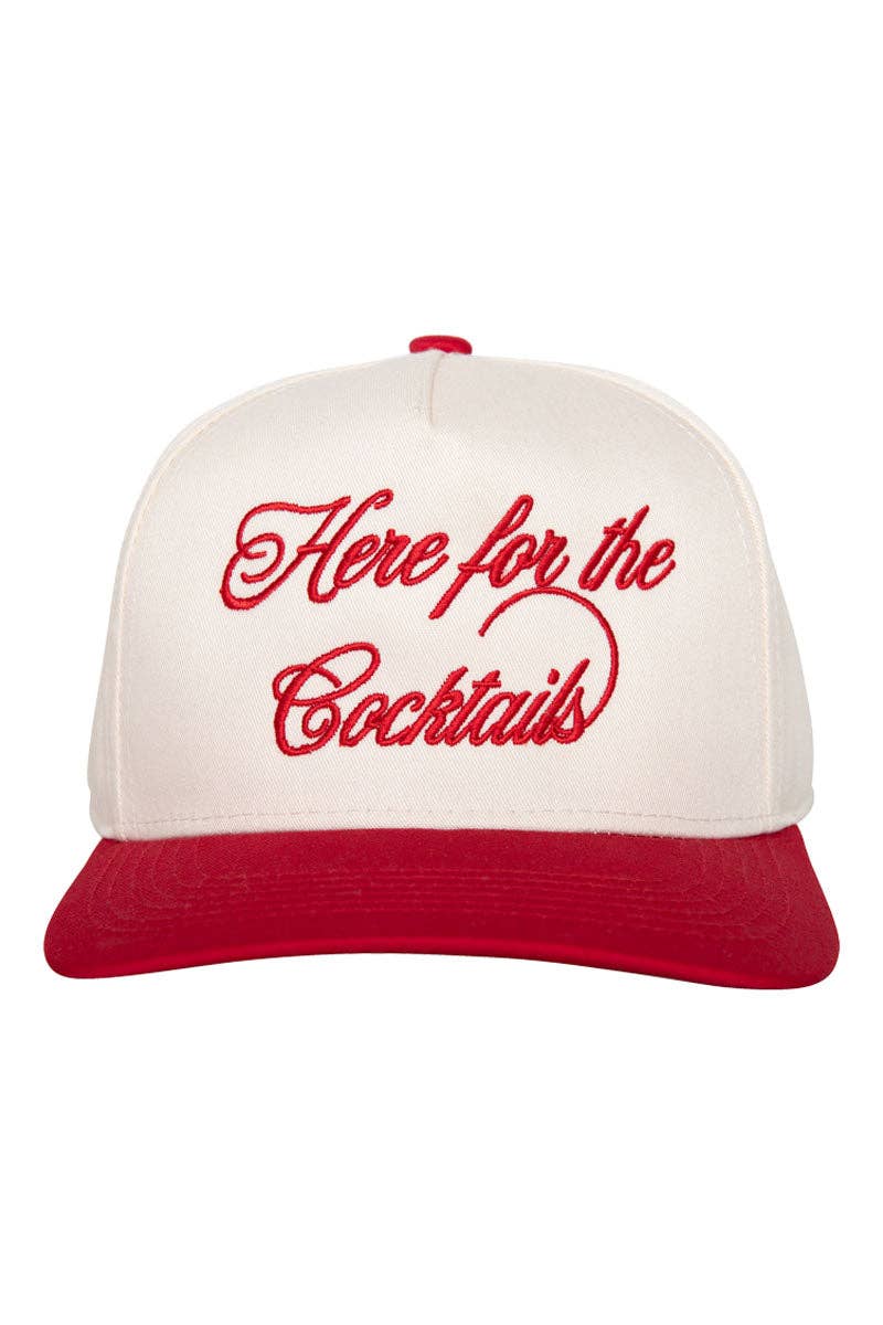 Here For the Cocktails Two-Toned Vintage Hat Grad Gift Idea