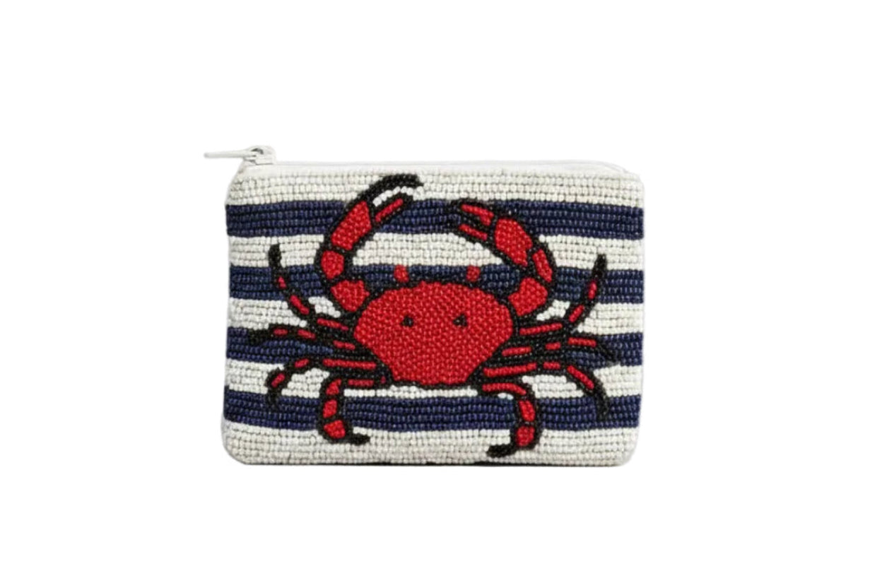 Striped Crab Coin Purse