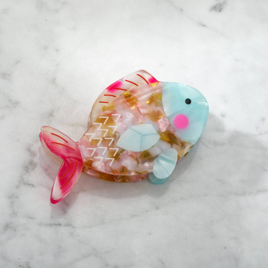 Eco Friendly Large Tide Fish Hair Clip Claw