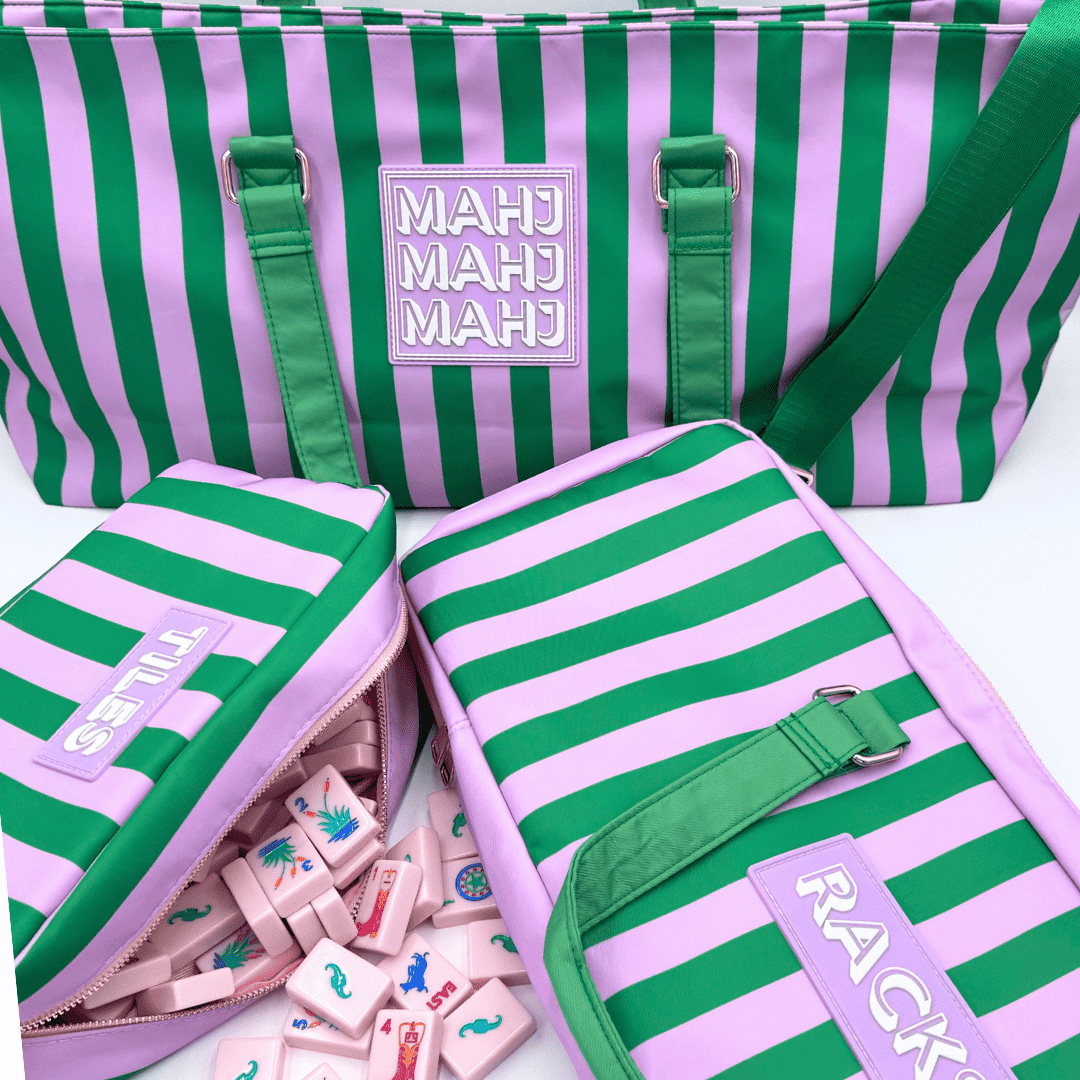 Premium Mahjong Tile Bags | Fits Most Large Tile Sets